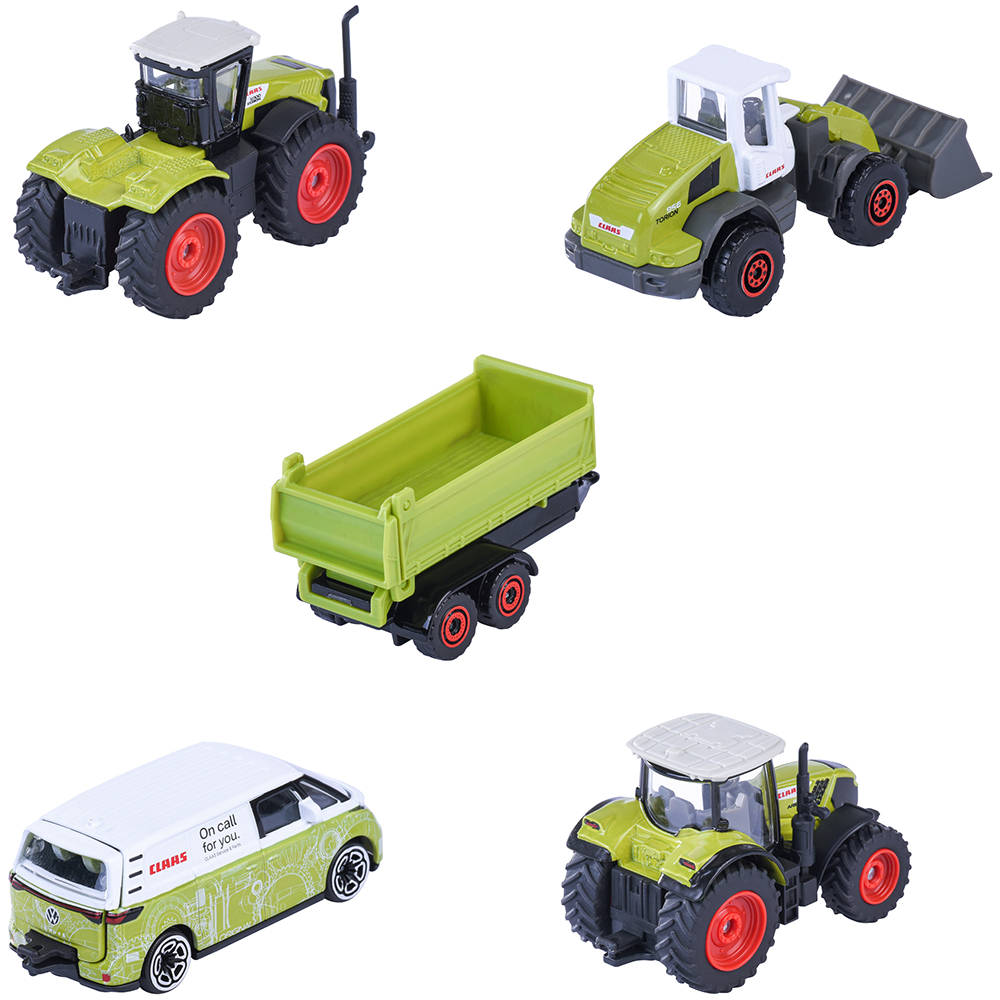 Set Majorette Claas Farm cu 5 vehicule 3 Set Majorette Claas Farm cu 5 vehicule - Image 2