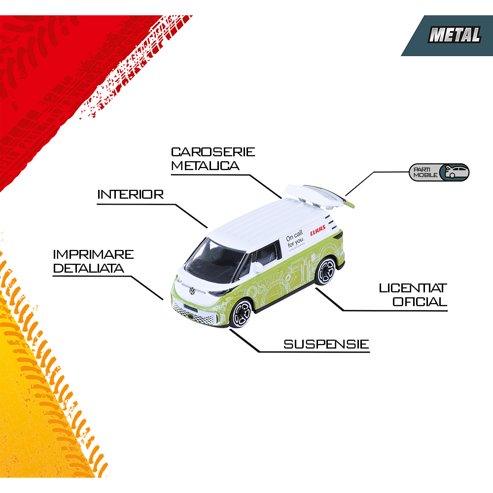Set Majorette Claas Farm cu 5 vehicule 5 Set Majorette Claas Farm cu 5 vehicule - Image 4