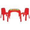 Set Masuta cu 2 scaune pentru copii Pilsan King Table red I Best Buy Babys