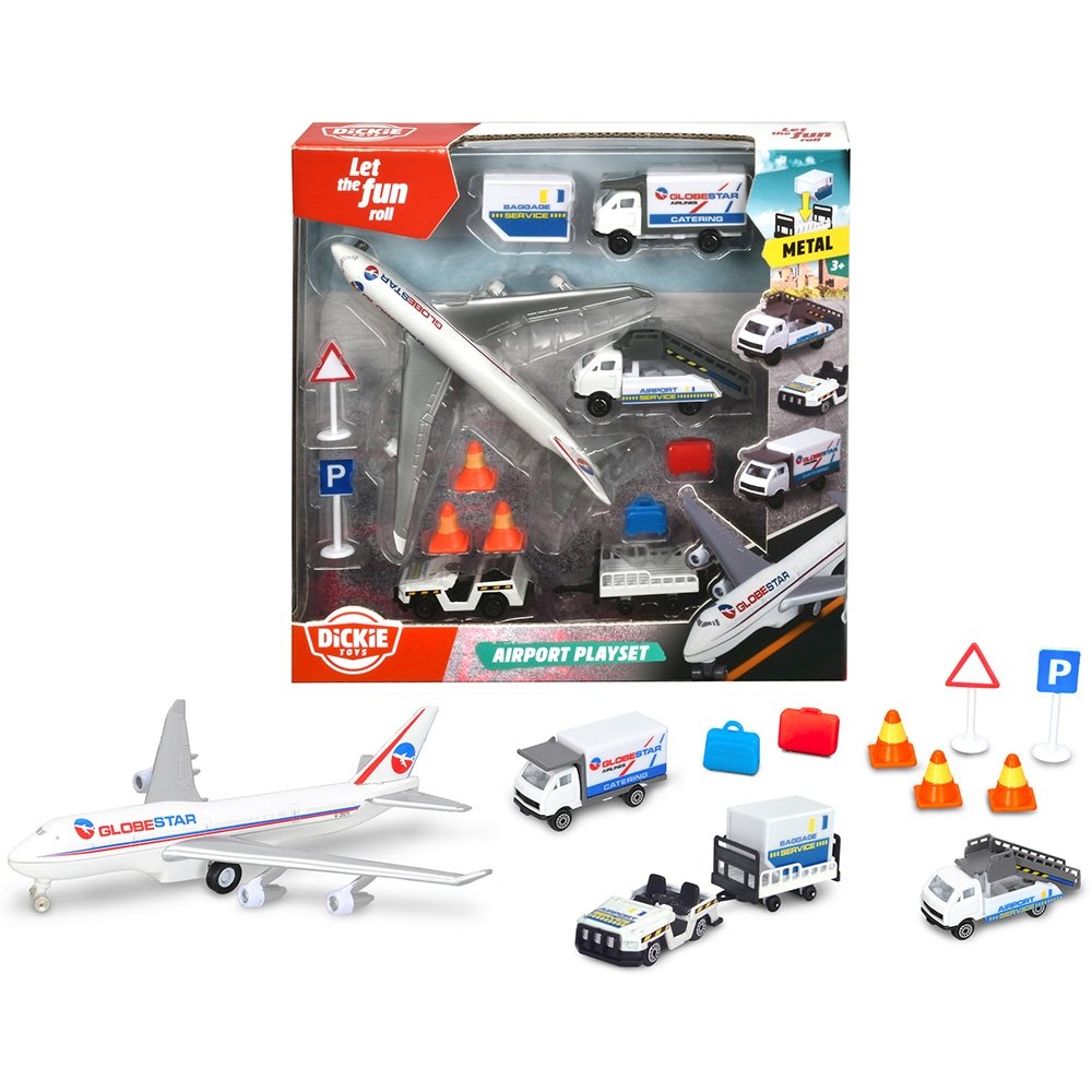 Set de joaca aeroport Dickie Toys Airport Playset cu 13 piese 16 Set de joaca aeroport Dickie Toys Airport Playset cu 13 piese - Image 15
