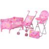 Set jucarii pentru papusi Chipolino Trixy 3 in 1 hearts I Best Buy Babys