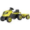 Tractor cu pedale si remorca Smoby Farmer XL verde I Best Buy Babys