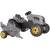 Tractor cu pedale si remorca Smoby Stronger XXL gri I Best Buy Babys