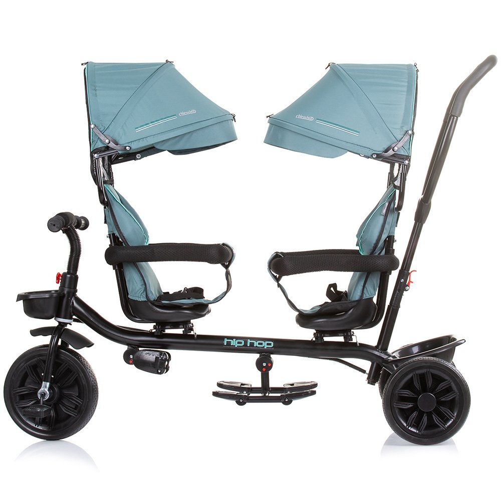 Tricicleta gemeni Chipolino Hip Hop aloe 4 Tricicleta gemeni Chipolino Hip Hop aloe - Image 3