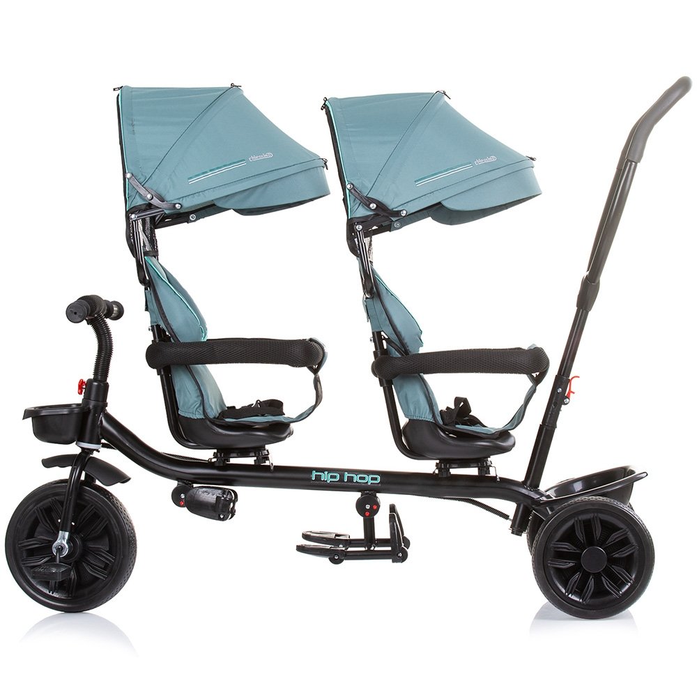 Tricicleta gemeni Chipolino Hip Hop aloe 5 Tricicleta gemeni Chipolino Hip Hop aloe - Image 4