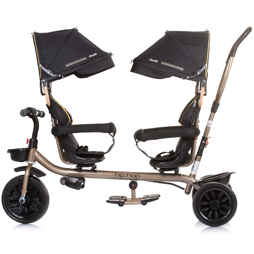 Tricicleta gemeni Chipolino Hip Hop ebony 4 Tricicleta gemeni Chipolino Hip Hop ebony - Image 3