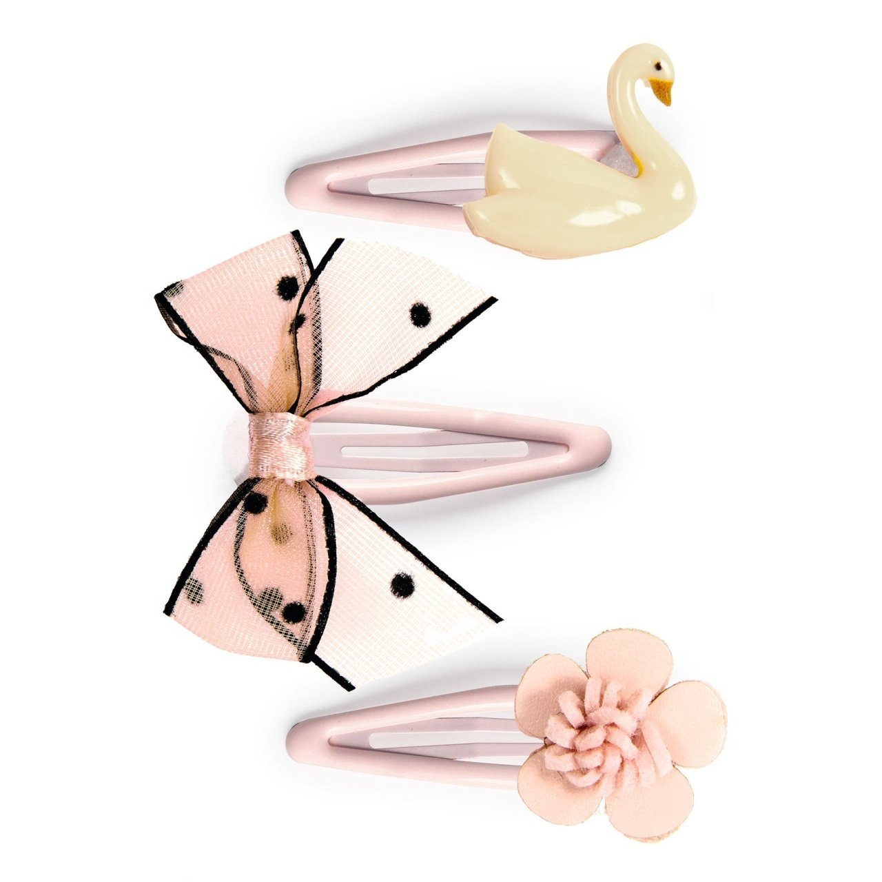 Colectia Plume - 3 Agrafe De Par Violette, Djeco 2 Colectia Plume - 3 Agrafe De Par Violette, Djeco