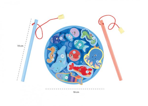 Jocuri Magnetice De Pescuit, Orange Tree Toys - Imagine 2