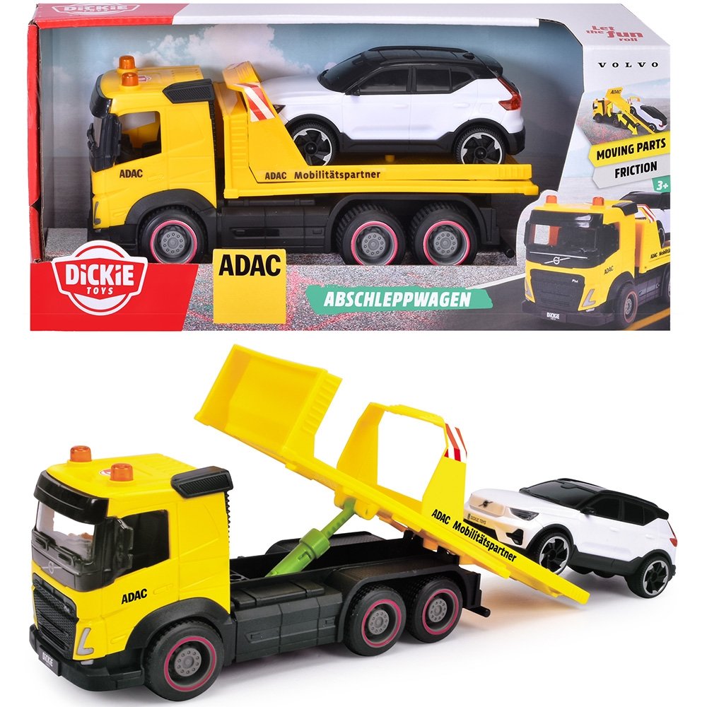Masina De Tractare Dickie Toys Adac Tow Truck 22 Cm Galben 7 Masina De Tractare Dickie Toys Adac Tow Truck 22 Cm Galben - Imagine 6