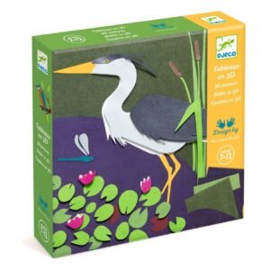 Set creativ 3D din hârtie, Djeco