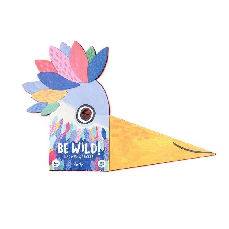 Set creativ DIY Masca pentru copii Pasare, Londji 2 Set creativ DIY Masca pentru copii Pasare, Londji