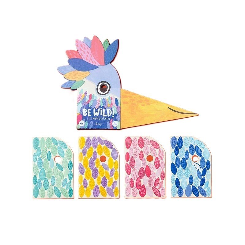 Set creativ DIY Masca pentru copii Pasare, Londji 4 Set creativ DIY Masca pentru copii Pasare, Londji - Image 3