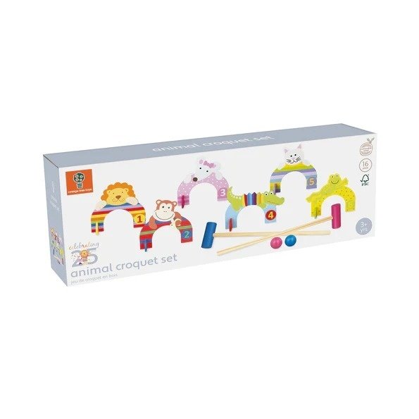 Set crocket din lemn cu animale, Orange Tree Toys 2 Set crocket din lemn cu animale, Orange Tree Toys