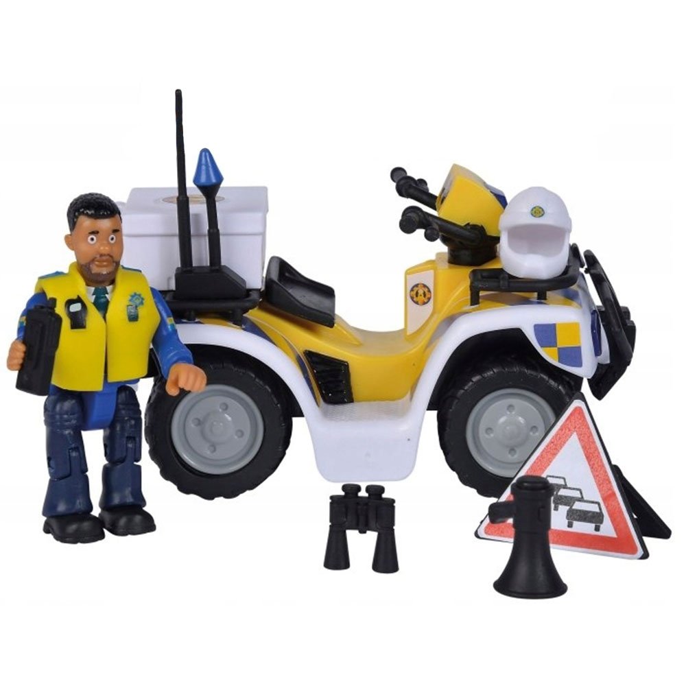 ATV Simba Fireman Sam Police cu figurina Malcolm si accesorii 6 ATV Simba Fireman Sam Police cu figurina Malcolm si accesorii - Image 5