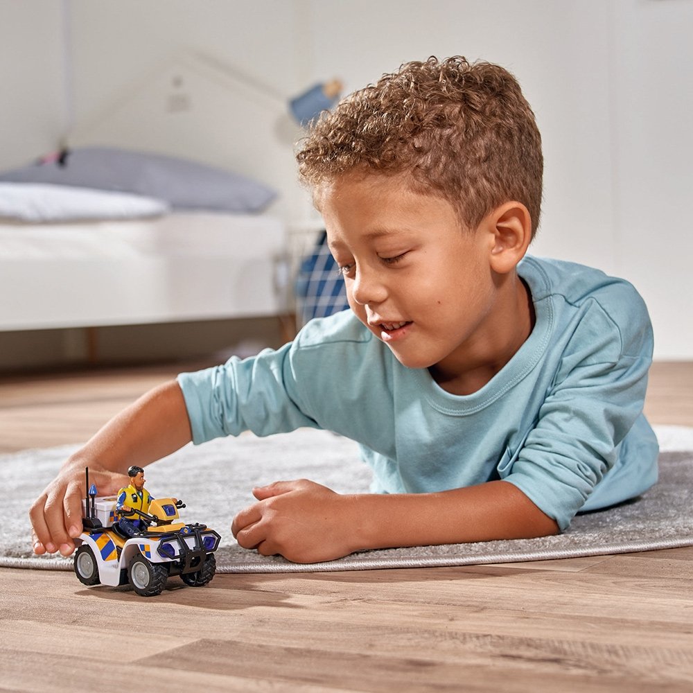 ATV Simba Fireman Sam Police cu figurina Malcolm si accesorii 10 ATV Simba Fireman Sam Police cu figurina Malcolm si accesorii - Image 9