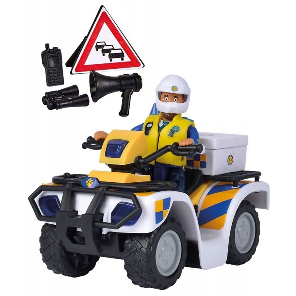 ATV Simba Fireman Sam Police cu figurina Malcolm si accesorii 5 ATV Simba Fireman Sam Police cu figurina Malcolm si accesorii - Image 4