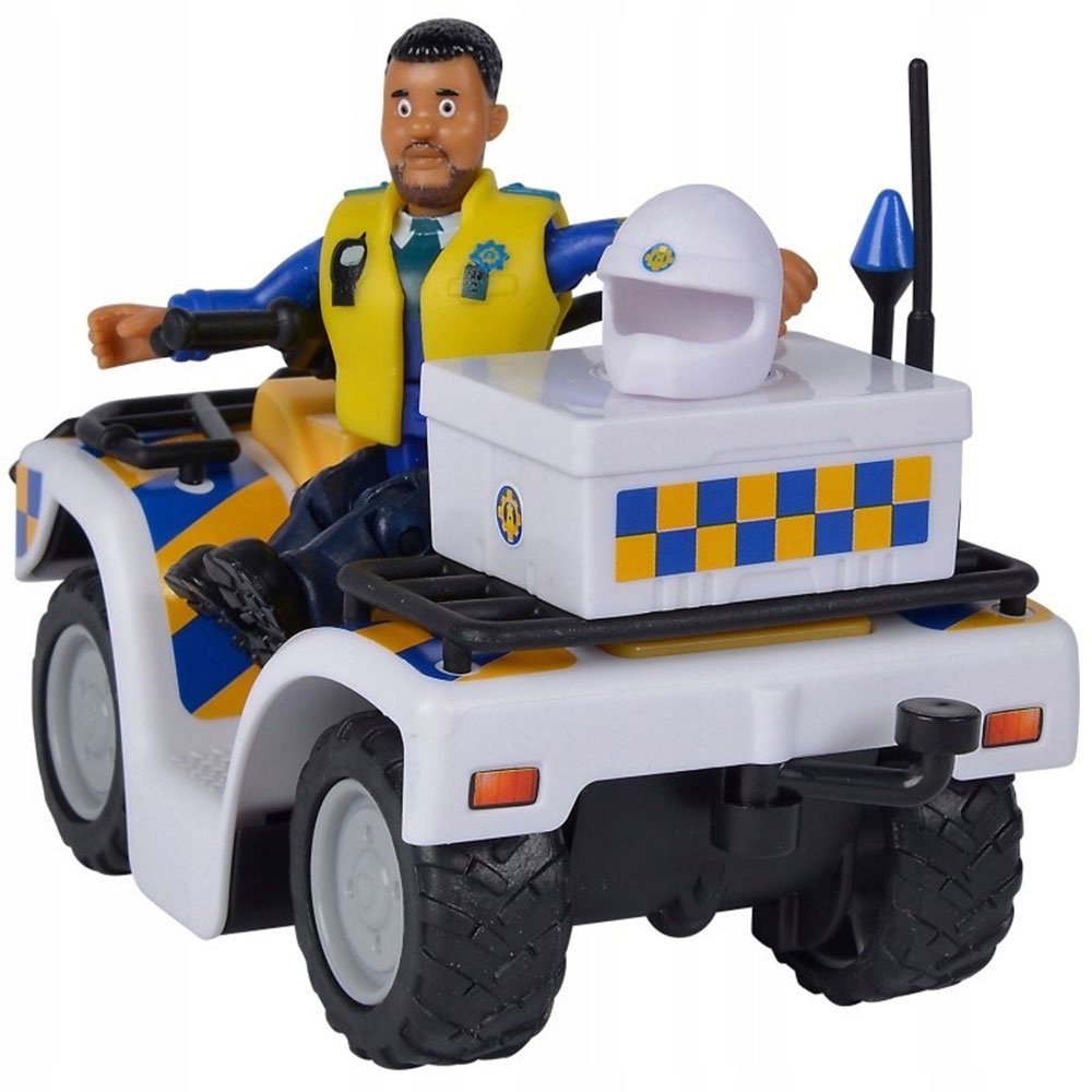 ATV Simba Fireman Sam Police cu figurina Malcolm si accesorii 4 ATV Simba Fireman Sam Police cu figurina Malcolm si accesorii - Image 3