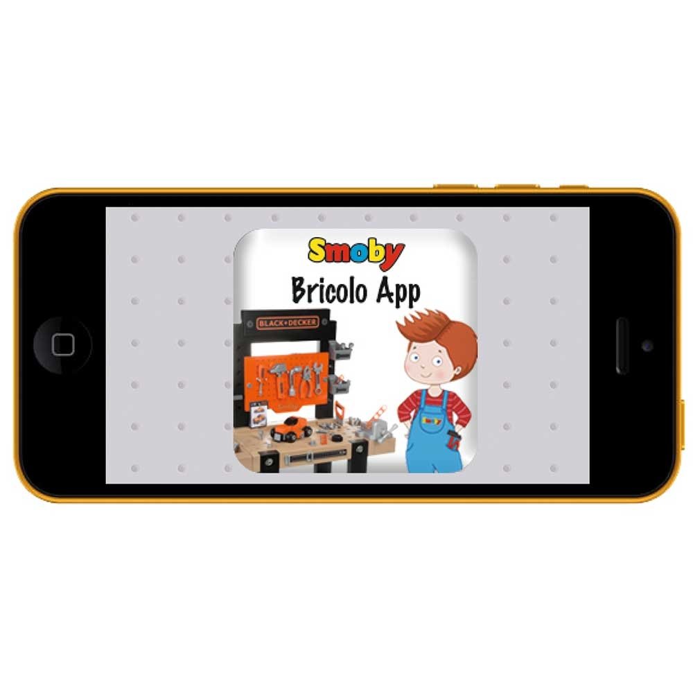 Atelier Smoby Black & Decker Bricolo One cu accesorii 8 Atelier Smoby Black & Decker Bricolo One cu accesorii - Image 7