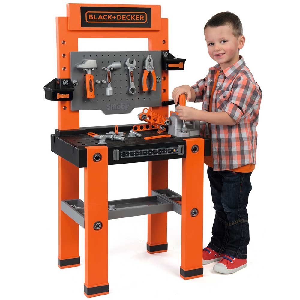 Atelier Smoby Black & Decker Bricolo One cu accesorii 10 Atelier Smoby Black & Decker Bricolo One cu accesorii - Image 9