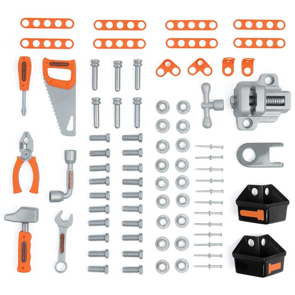 Atelier Smoby Black & Decker Bricolo One cu accesorii 3 Atelier Smoby Black & Decker Bricolo One cu accesorii - Image 2