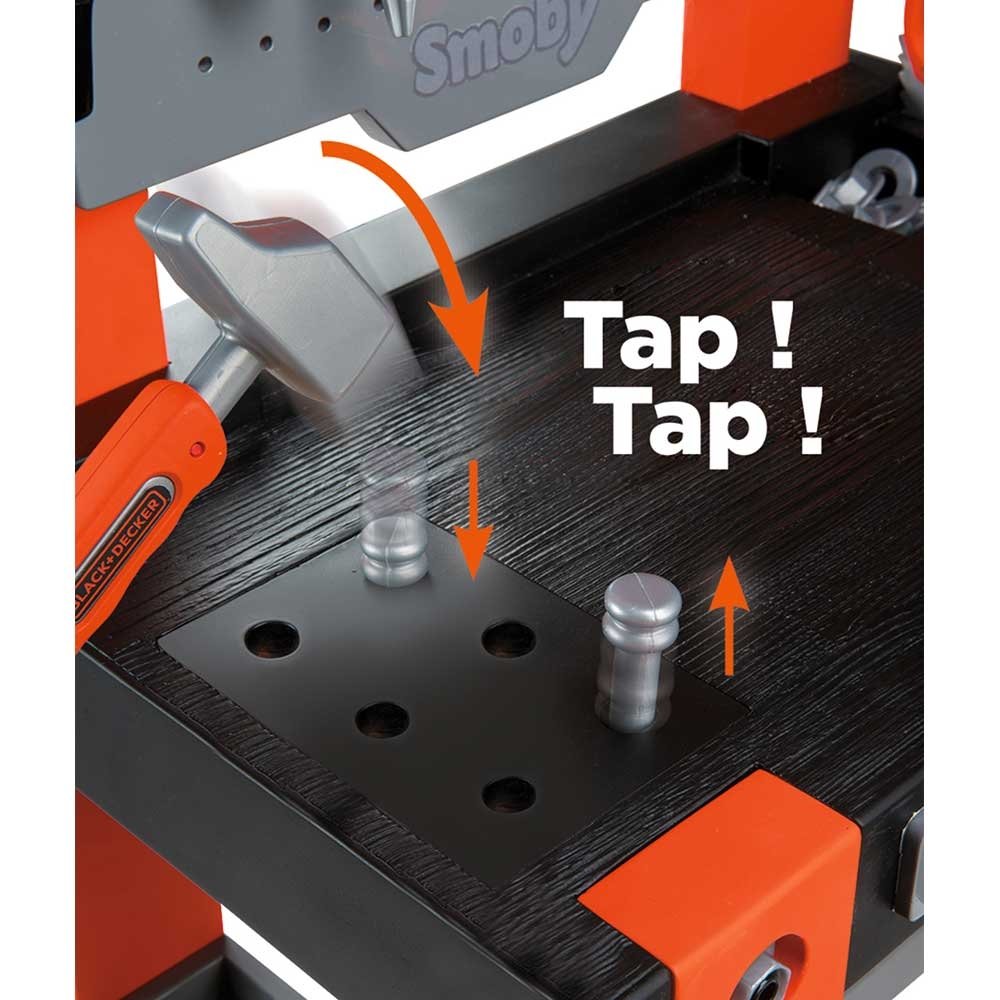 Atelier Smoby Black & Decker Bricolo One cu accesorii 4 Atelier Smoby Black & Decker Bricolo One cu accesorii - Image 3