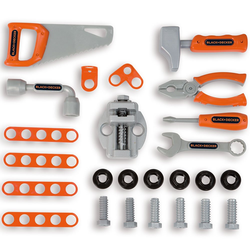 Atelier Smoby Black & Decker Bricolo Smart Workbench cu 33 accesorii 4 Atelier Smoby Black & Decker Bricolo Smart Workbench cu 33 accesorii - Image 3