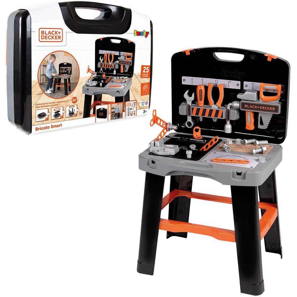 Atelier Smoby Black & Decker Bricolo Smart Workbench cu 33 accesorii 7 Atelier Smoby Black & Decker Bricolo Smart Workbench cu 33 accesorii - Image 6