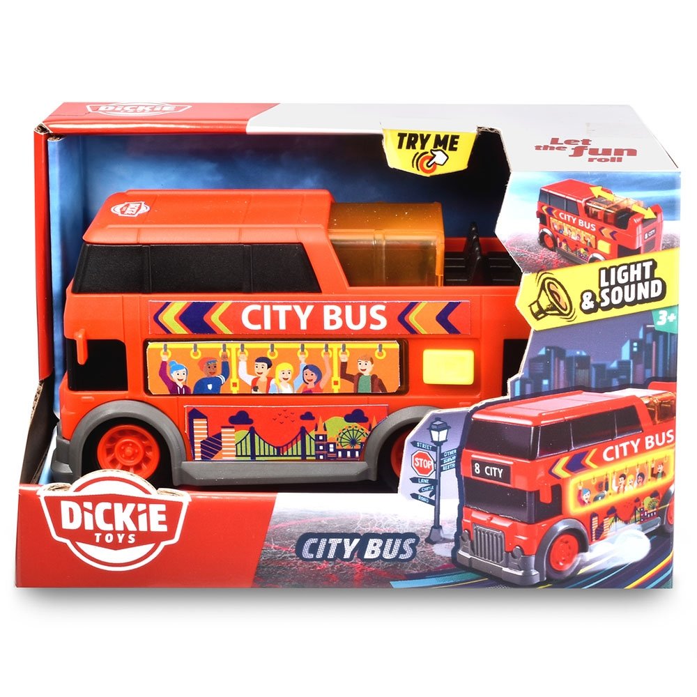 Autobuz Dickie Toys City Bus 3 Autobuz Dickie Toys City Bus - Imagine 2