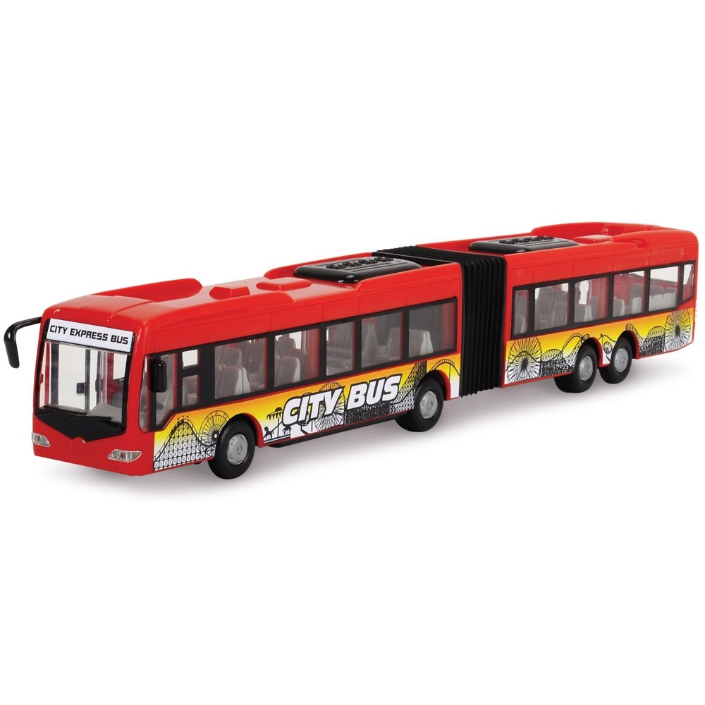 Autobuz Dickie Toys City Express Bus rosu 3 Autobuz Dickie Toys City Express Bus rosu - Image 2