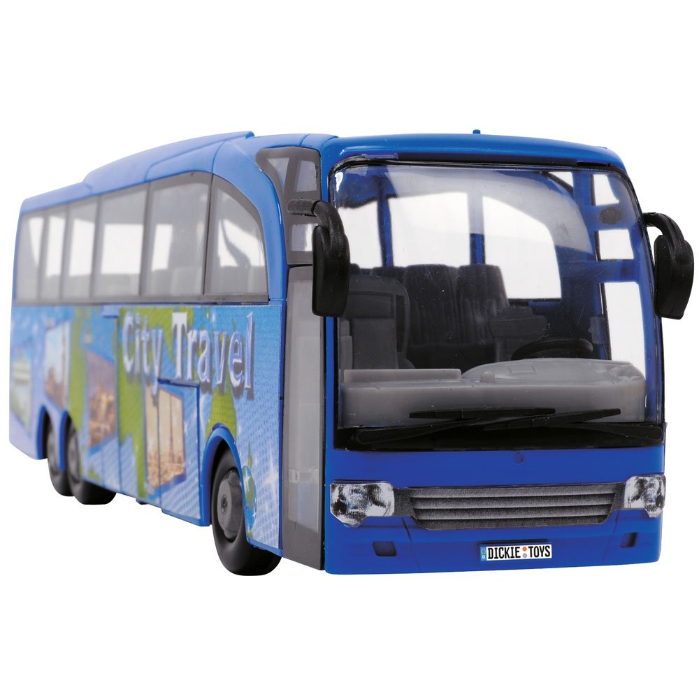 Autobuz Dickie Toys Touring Bus albastru 2 Autobuz Dickie Toys Touring Bus albastru