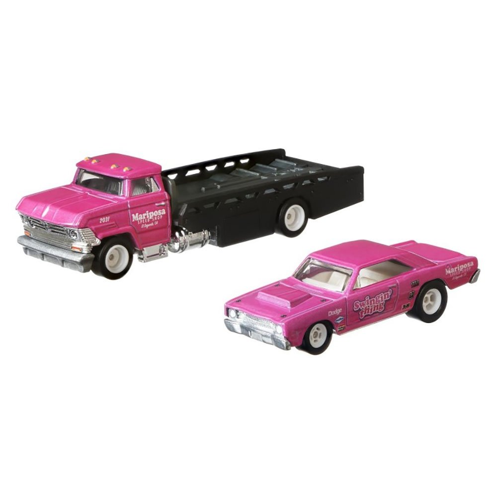 Camion Hot Wheels by Mattel Car Culture Horizon Hauler cu masina Dodge Dart 2 Camion Hot Wheels by Mattel Car Culture Horizon Hauler cu masina Dodge Dart