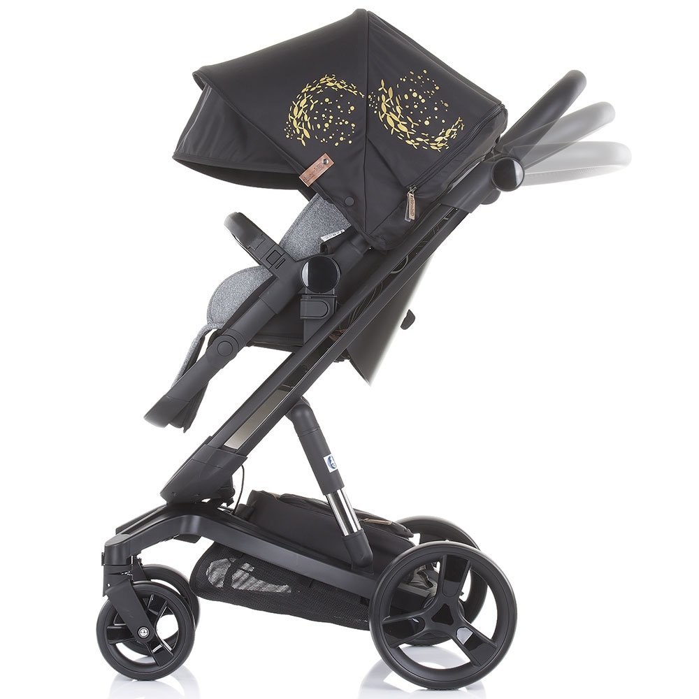 Carucior Chipolino Electra 3 in 1 gold cu cadru negru 9 Carucior Chipolino Electra 3 in 1 gold cu cadru negru - Image 8