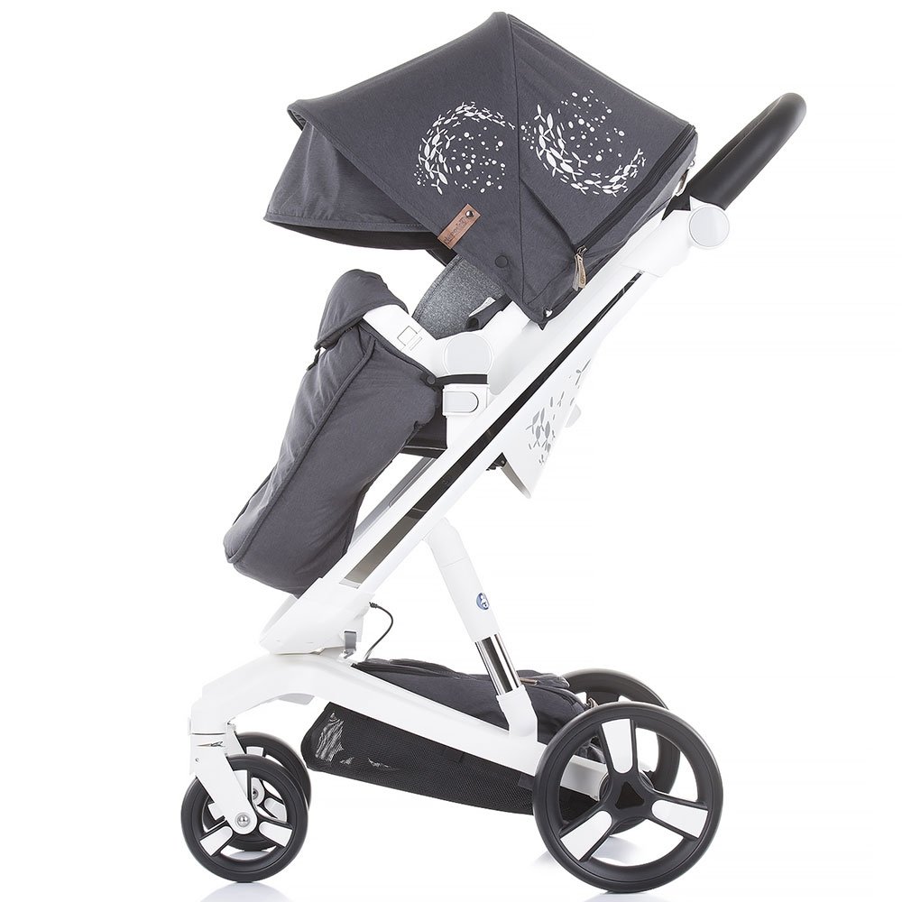 Carucior Chipolino Electra 3 in 1 silver cu cadru alb 11 Carucior Chipolino Electra 3 in 1 silver cu cadru alb - Image 10