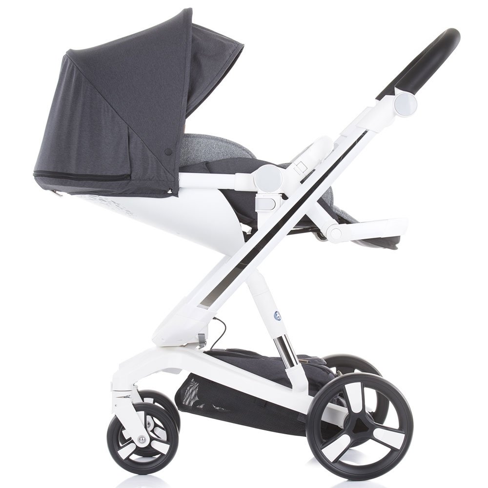 Carucior Chipolino Electra 3 in 1 silver cu cadru alb 13 Carucior Chipolino Electra 3 in 1 silver cu cadru alb - Image 12