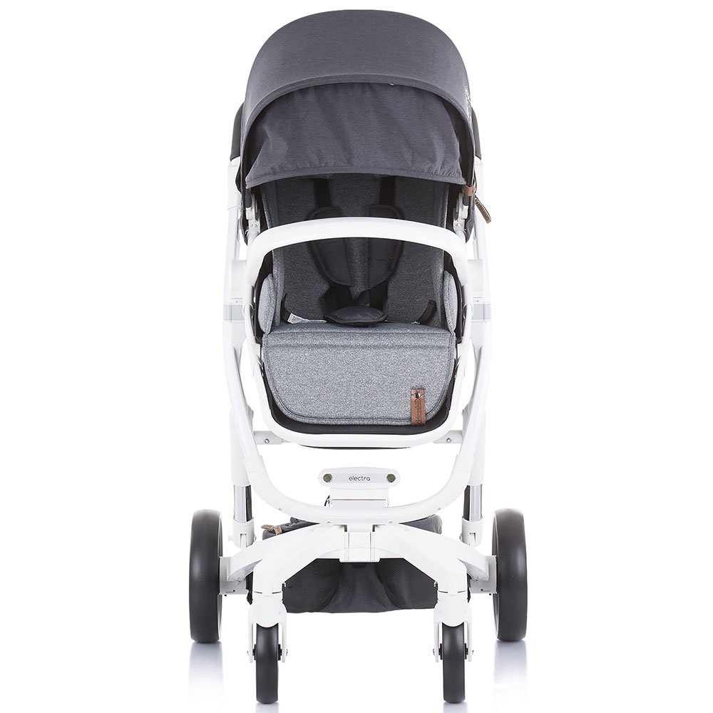 Carucior Chipolino Electra 3 in 1 silver cu cadru alb 8 Carucior Chipolino Electra 3 in 1 silver cu cadru alb - Image 7