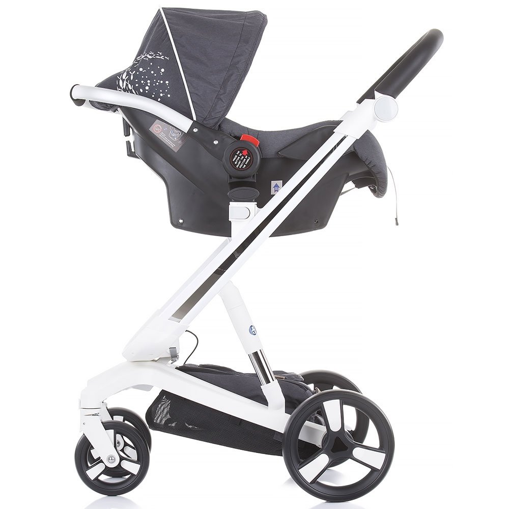 Carucior Chipolino Electra 3 in 1 silver cu cadru alb 17 Carucior Chipolino Electra 3 in 1 silver cu cadru alb - Image 16