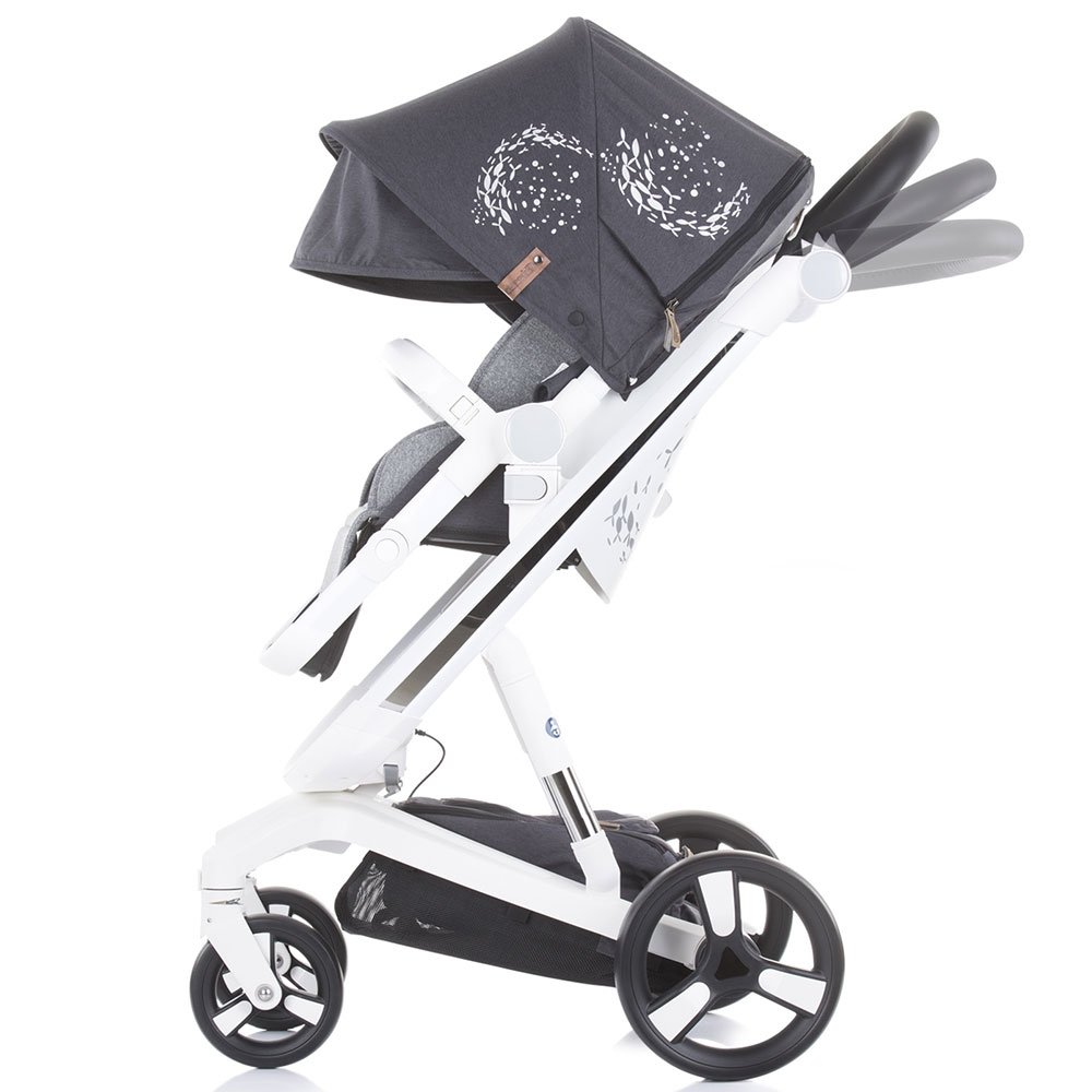 Carucior Chipolino Electra 3 in 1 silver cu cadru alb 9 Carucior Chipolino Electra 3 in 1 silver cu cadru alb - Image 8