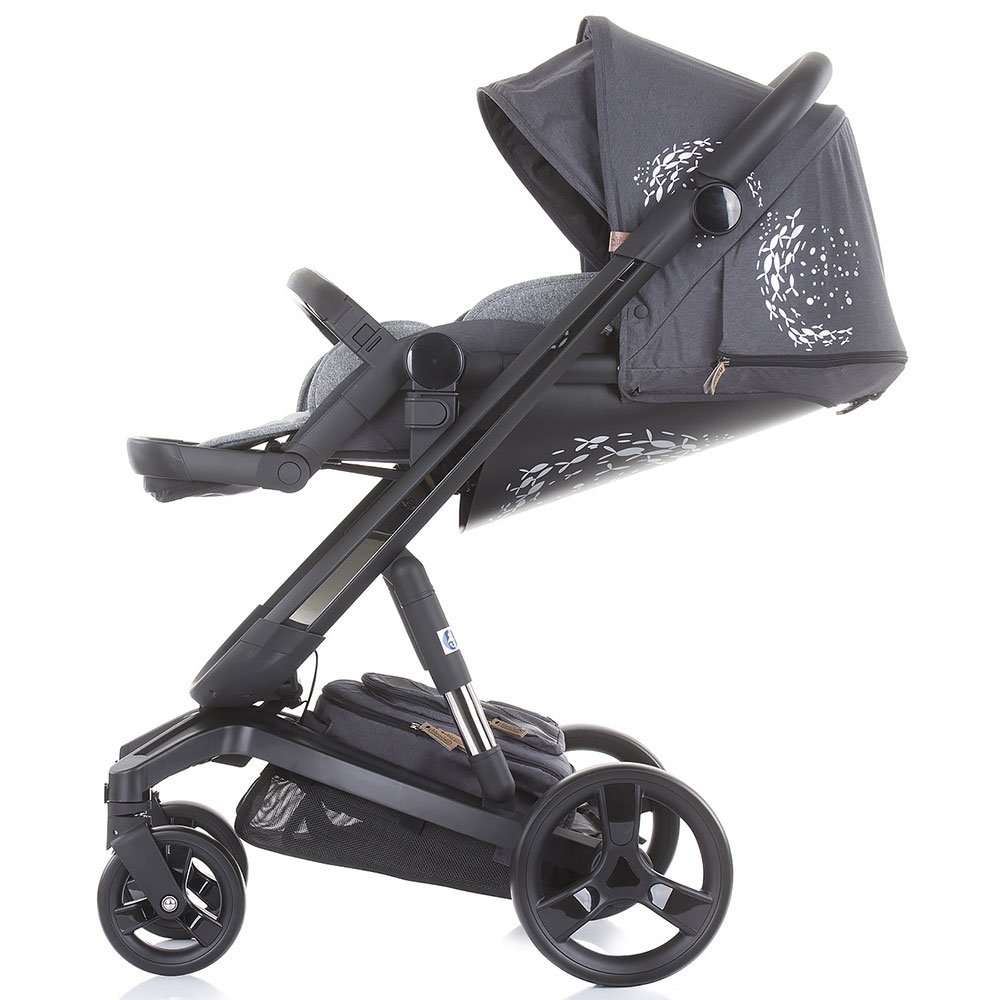 Carucior Chipolino Electra 3 in 1 silver cu cadru negru 12 Carucior Chipolino Electra 3 in 1 silver cu cadru negru - Image 11