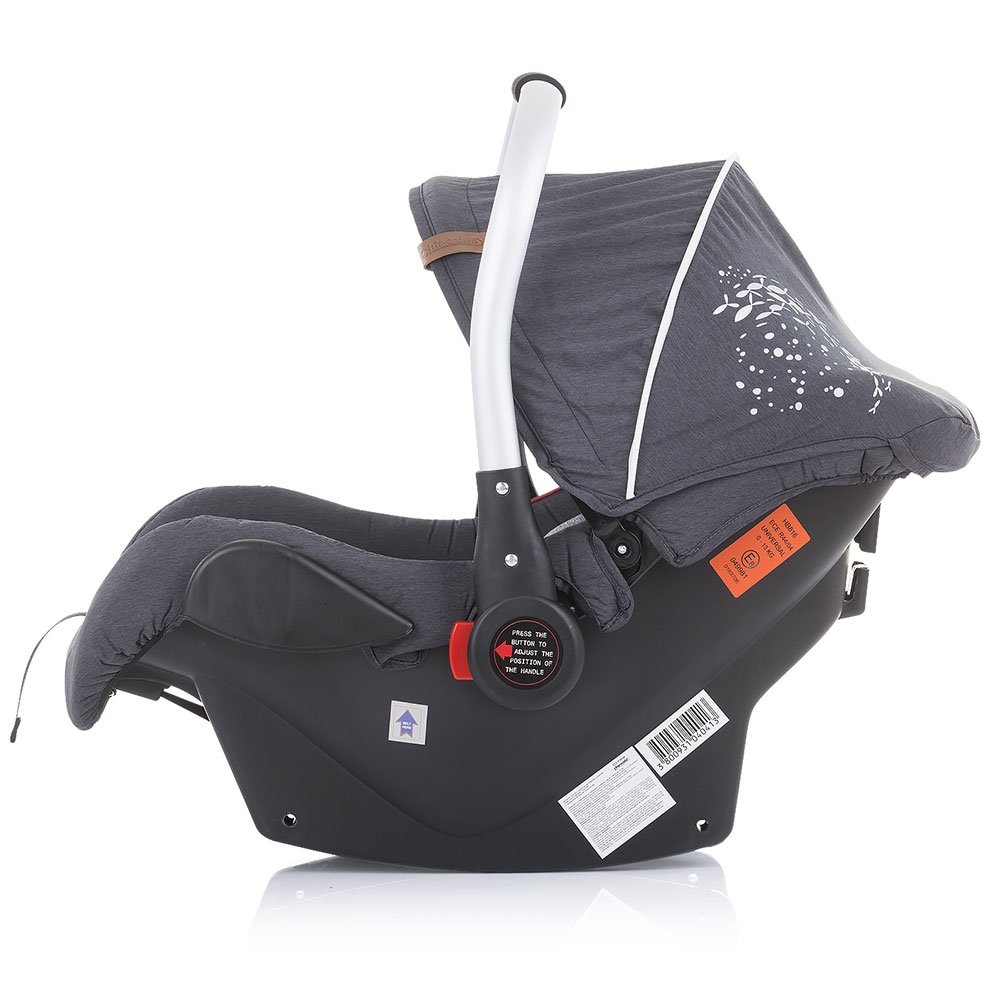 Carucior Chipolino Electra 3 in 1 silver cu cadru negru 22 Carucior Chipolino Electra 3 in 1 silver cu cadru negru - Image 21