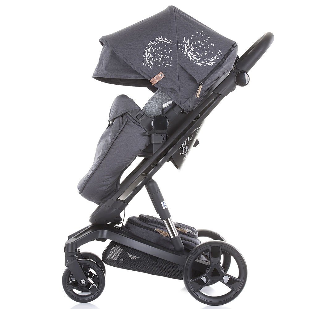 Carucior Chipolino Electra 3 in 1 silver cu cadru negru 11 Carucior Chipolino Electra 3 in 1 silver cu cadru negru - Image 10