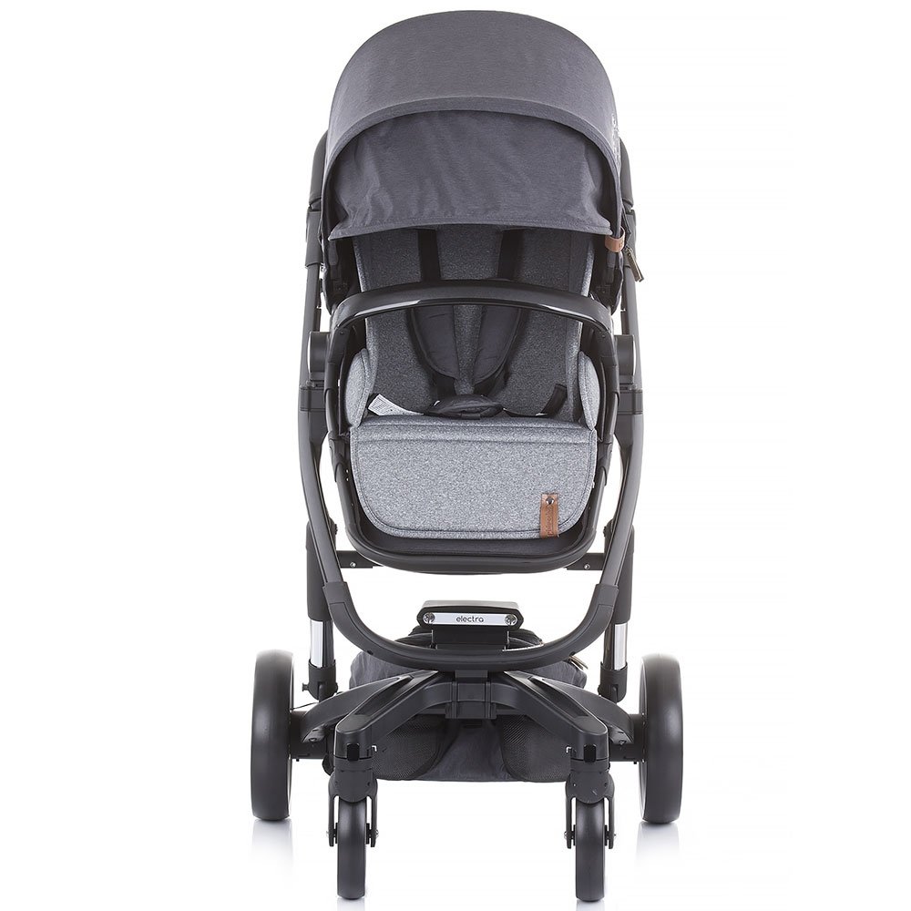 Carucior Chipolino Electra 3 in 1 silver cu cadru negru 8 Carucior Chipolino Electra 3 in 1 silver cu cadru negru - Image 7