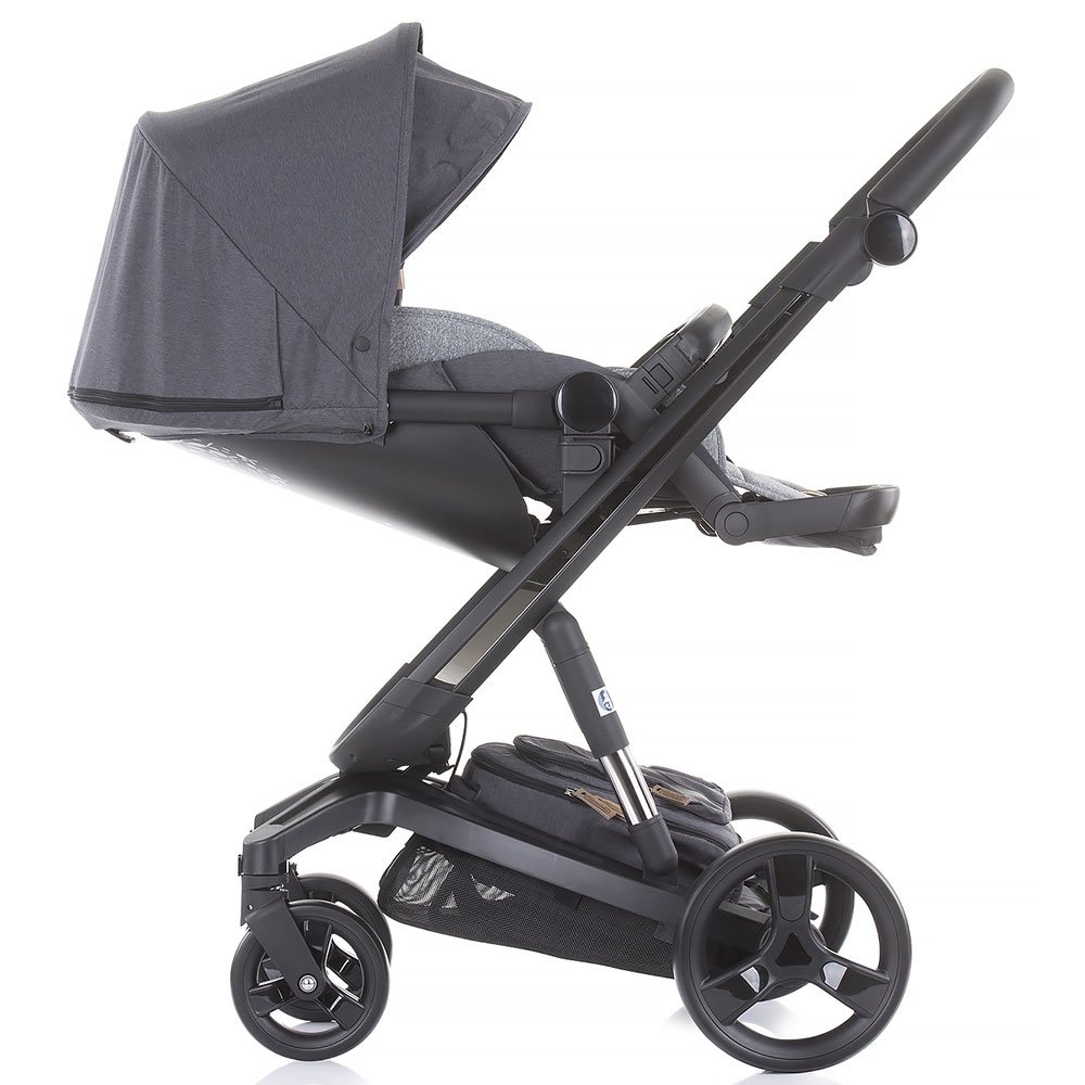Carucior Chipolino Electra 3 in 1 silver cu cadru negru 13 Carucior Chipolino Electra 3 in 1 silver cu cadru negru - Image 12