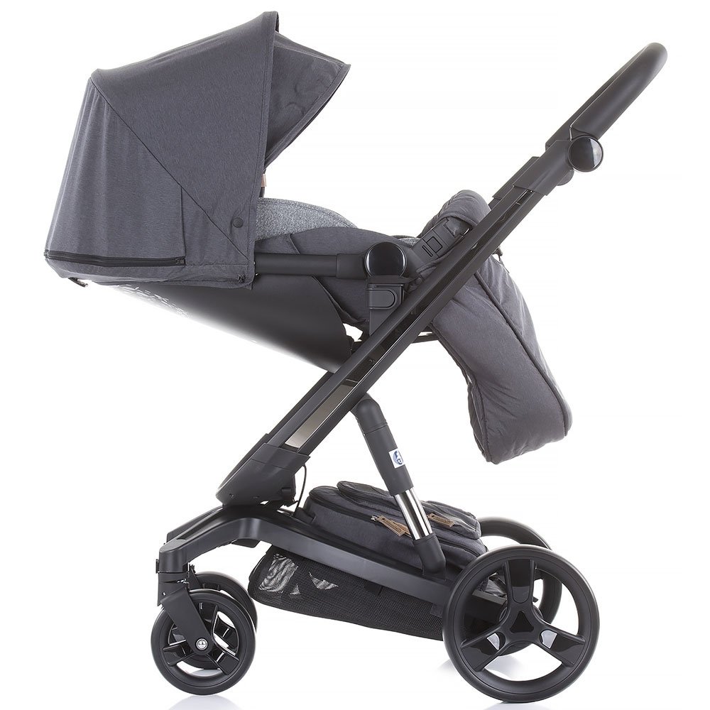 Carucior Chipolino Electra 3 in 1 silver cu cadru negru 14 Carucior Chipolino Electra 3 in 1 silver cu cadru negru - Image 13