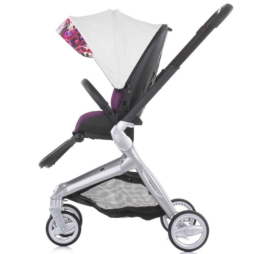 Carucior Chipolino Emotion 3 in 1 white flowers 12 Carucior Chipolino Emotion 3 in 1 white flowers - Image 11