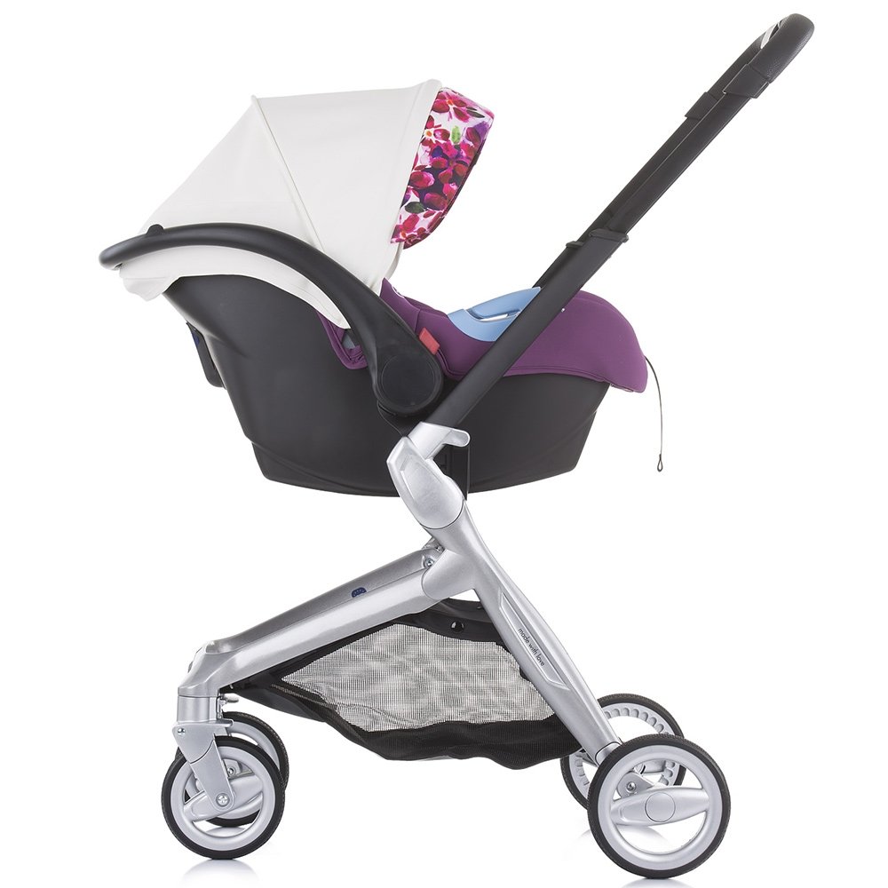 Carucior Chipolino Emotion 3 in 1 white flowers 18 Carucior Chipolino Emotion 3 in 1 white flowers - Image 17