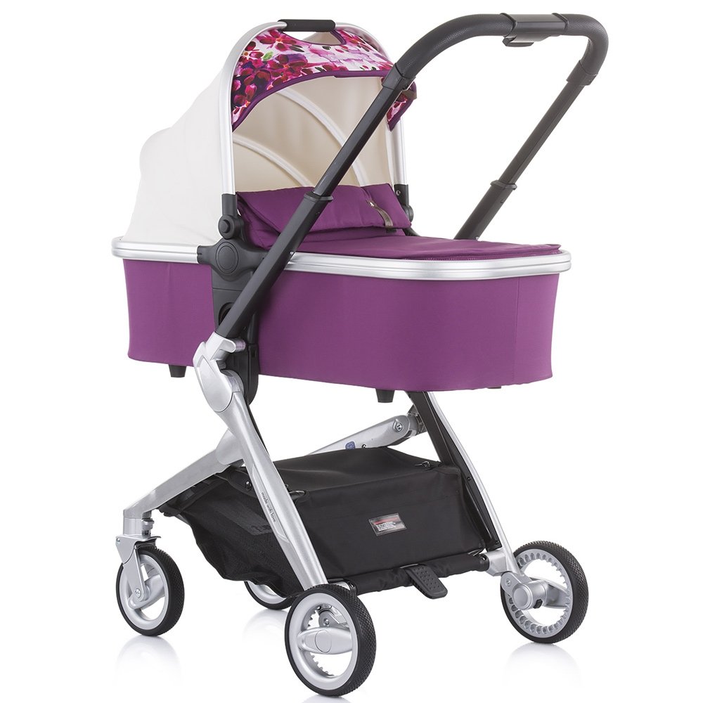 Carucior Chipolino Emotion 3 in 1 white flowers 4 Carucior Chipolino Emotion 3 in 1 white flowers - Image 3