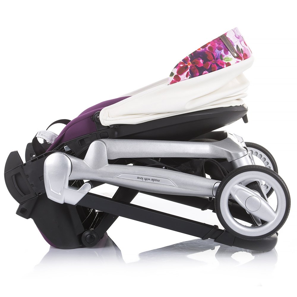 Carucior Chipolino Emotion 3 in 1 white flowers 8 Carucior Chipolino Emotion 3 in 1 white flowers - Image 7