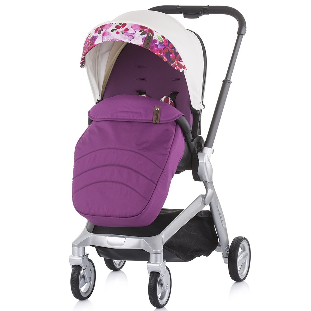 Carucior Chipolino Emotion 3 in 1 white flowers 10 Carucior Chipolino Emotion 3 in 1 white flowers - Image 9