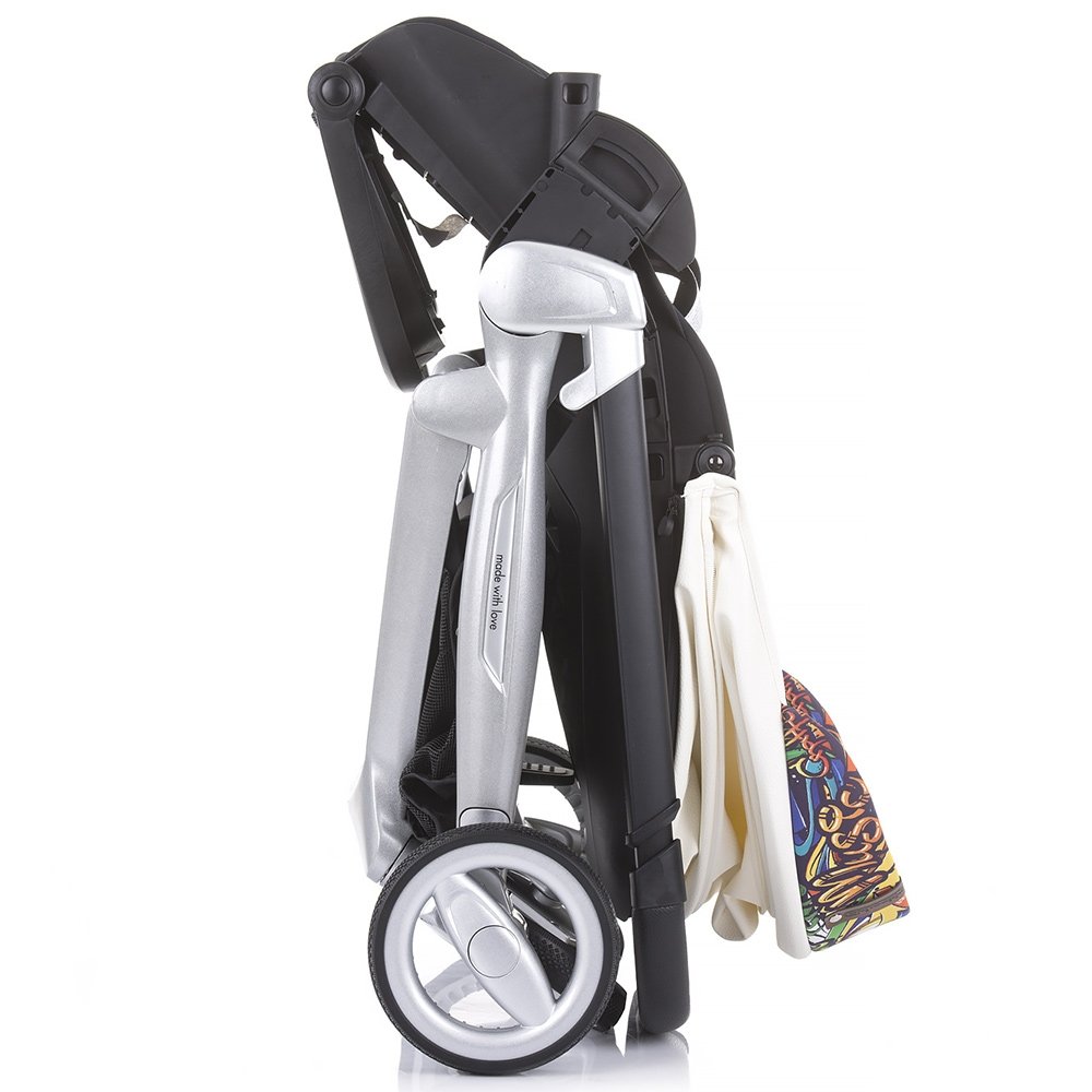 Carucior Chipolino Emotion 3 in 1 white graffiti 7 Carucior Chipolino Emotion 3 in 1 white graffiti - Image 6