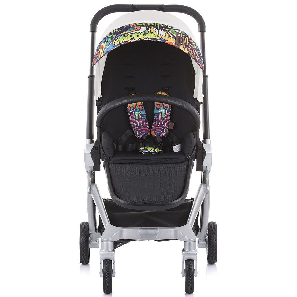 Carucior Chipolino Emotion 3 in 1 white graffiti 11 Carucior Chipolino Emotion 3 in 1 white graffiti - Image 10